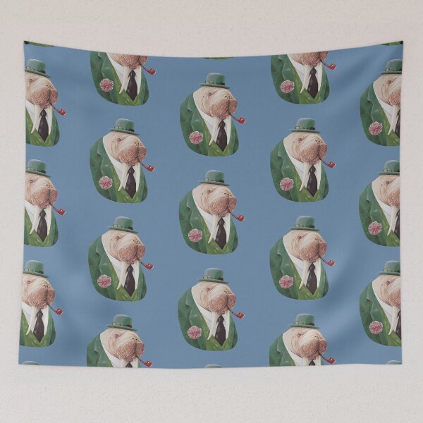 Item preview, Walrus Green designed and sold by AnimalCrew.