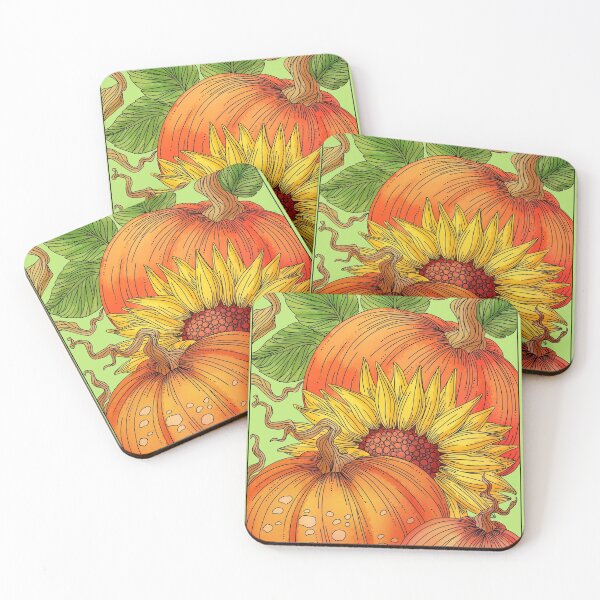 Item preview, Pumpkin and Sunflower designed and sold by Rusembell.