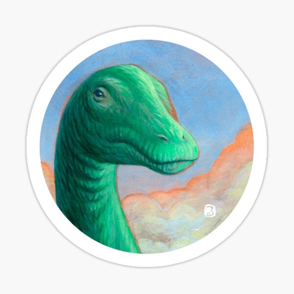 Item preview, Head in the Clouds (Apatosaurus Day Dream) designed and sold by Cristian Roux.