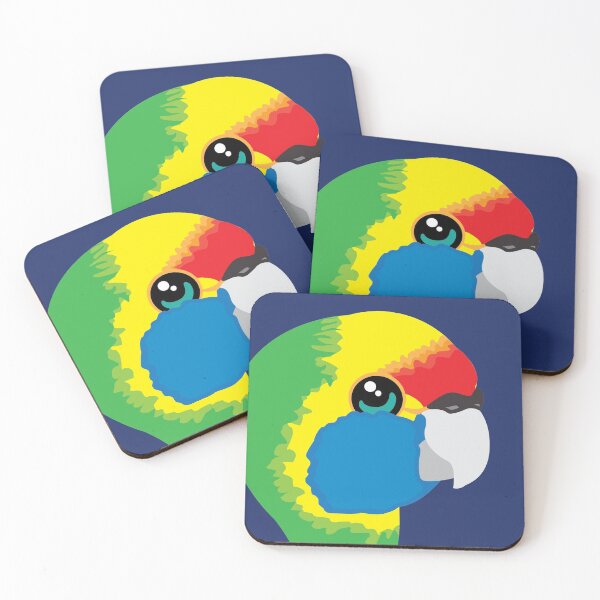 Item preview, Cute Eastern Rosella (Head Print) designed and sold by Thoughtscrawl.