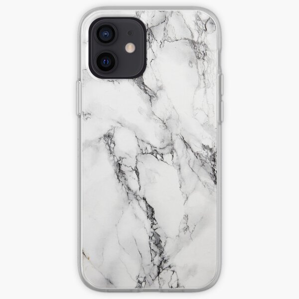 White Marble iPhone Soft Case