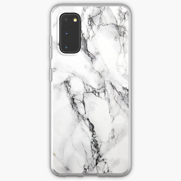 White Marble Samsung Galaxy Soft Case
