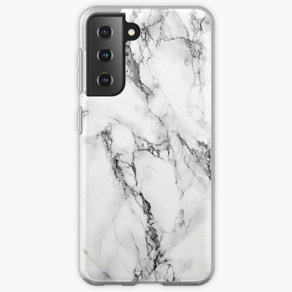 White Marble Samsung Galaxy Soft Case