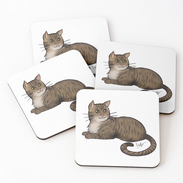 Item preview, Cat - American Shorthair Brown - Tabby designed and sold by Jennifer Stolzer.