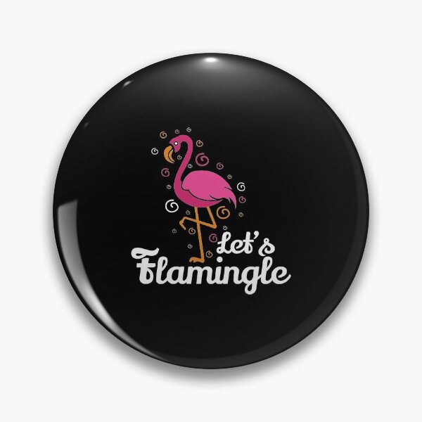 Item preview, Flamingo Shirt Let's Flamingle Funny Gift Tee designed and sold by haselshirt.