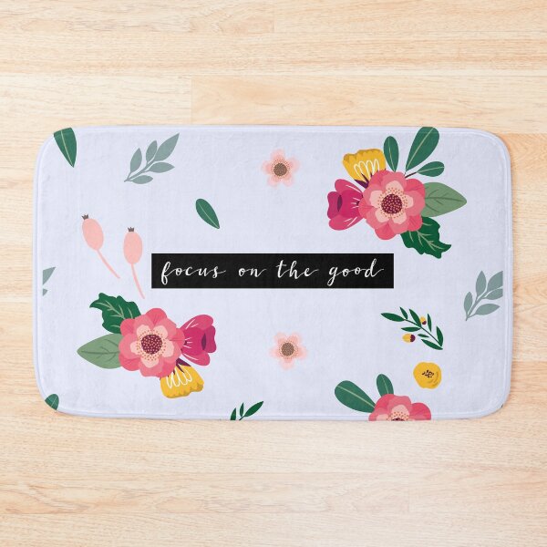Item preview, Floral - Focus on the Good (Lavender Background) designed and sold by MaplewoodMerch.