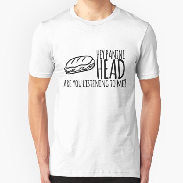 Hey Panini head Slim Fit T-Shirt