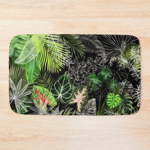 Item preview, Tropical Foliage 04 Night Garden designed and sold by amini54.