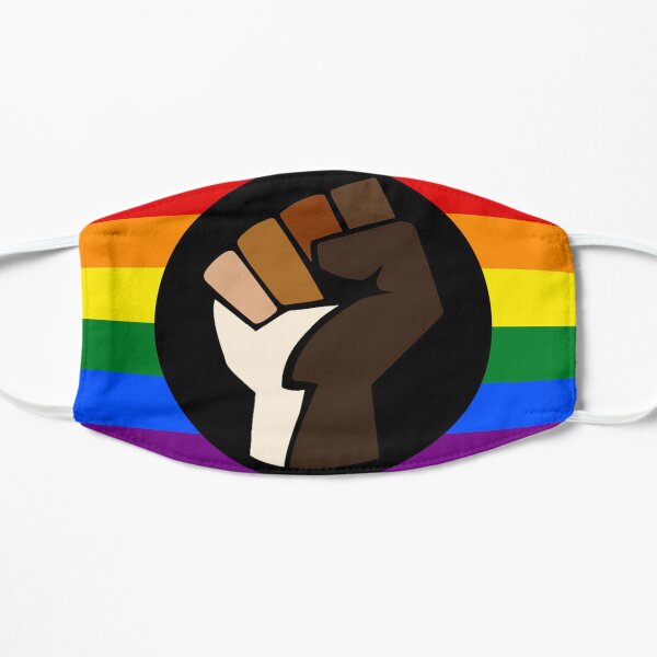 Intersectional Pride Flag Flat Mask