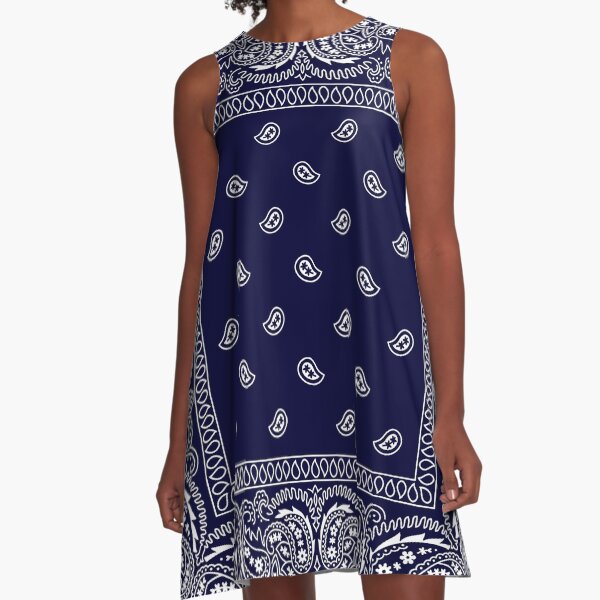 Vista previa del artículo con la obra «Bandana - Azul Marino», diseñado y vendido por rosemaryalbo.