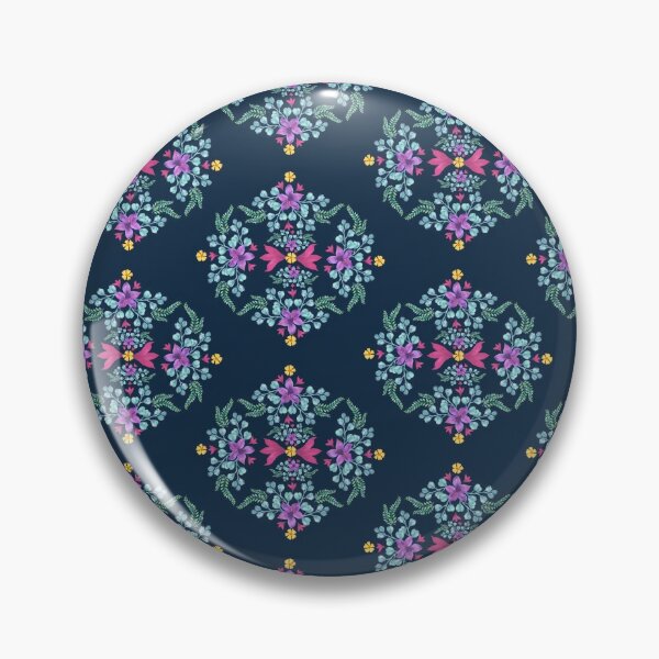 Item preview, Royal Gardens Collage (Navy) designed and sold by 3willows.