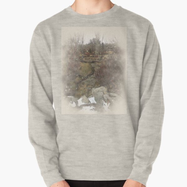 Watercolor River Pullover Sweatshirt