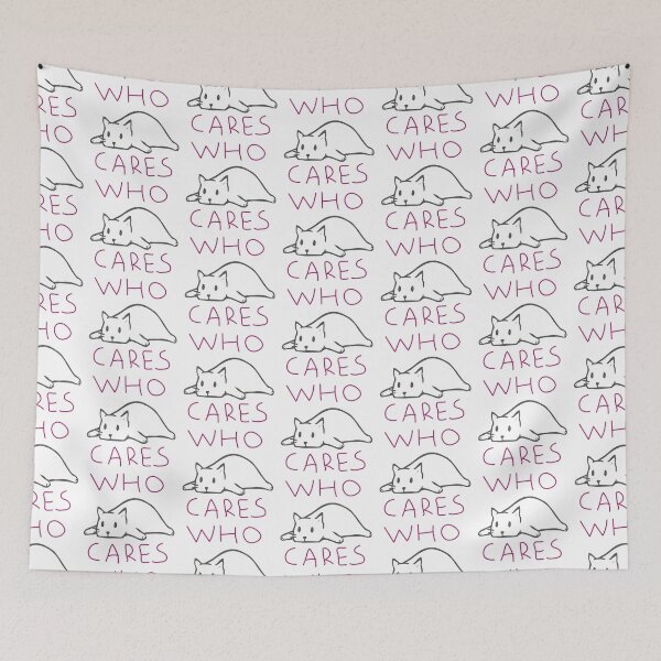 Item preview, Who cares ? designed and sold by Rusembell.