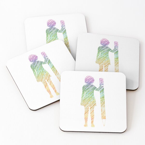 Item preview, I am an Artist (Girl Standing Print) designed and sold by Thoughtscrawl.