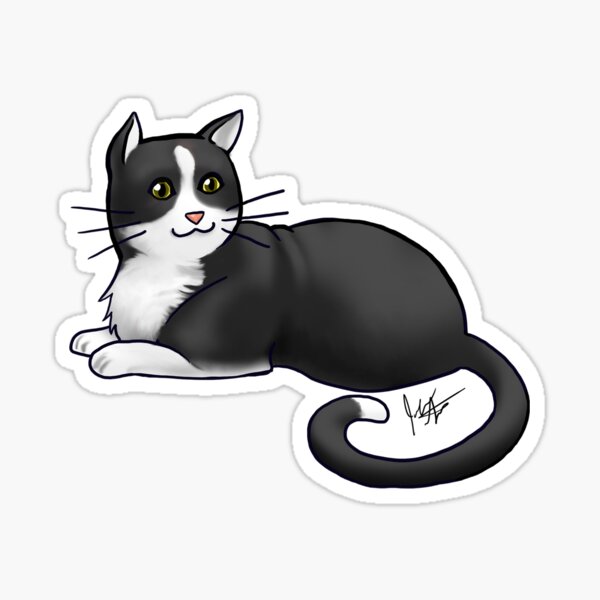 Artikel-Vorschau von American Shorthair Tuxedo-Katze, designt und verkauft von Jennifer Stolzer.