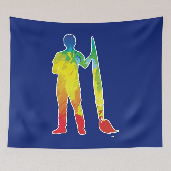 Artikelvorschau, Ich bin ein Maler (Boy Standing Print) entworfen und verkauft von Thoughtscrawl.