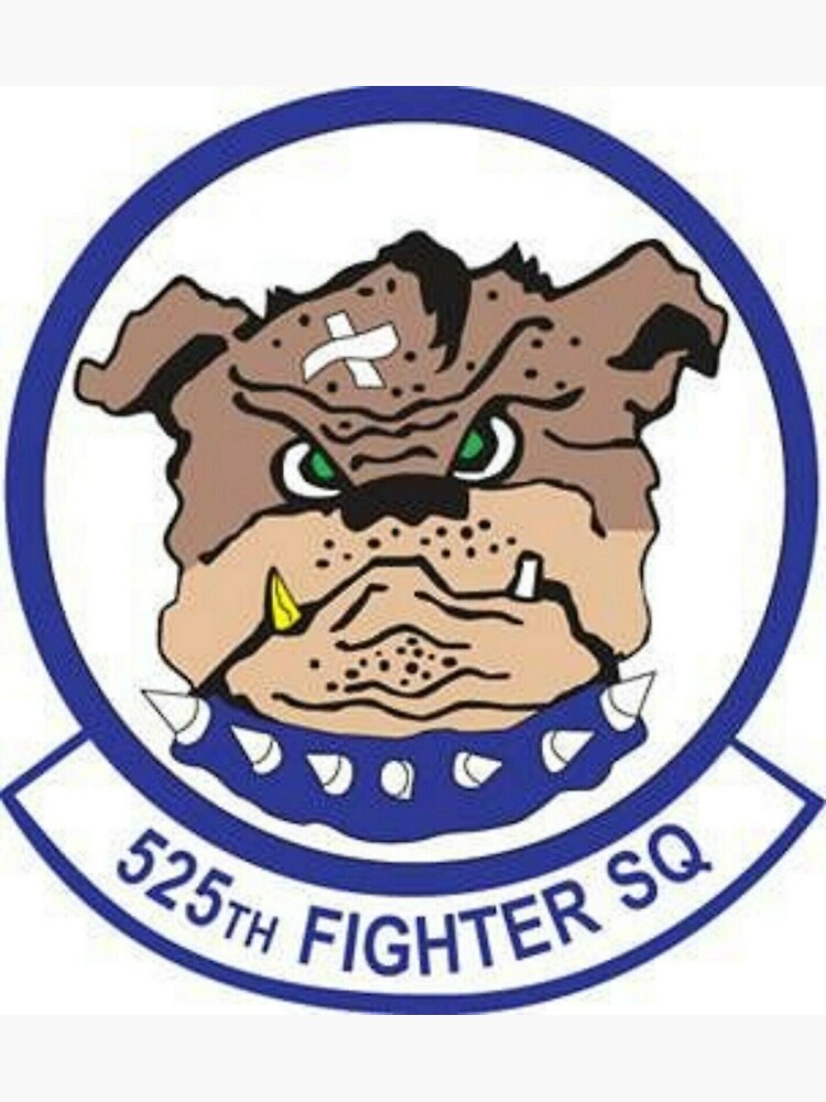 "USAF 525th Fighter Squadron Patch Sticker" Sticker by MilitaryPlus