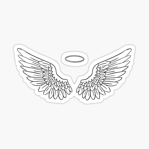 Angel Wings Stickers Redbubble