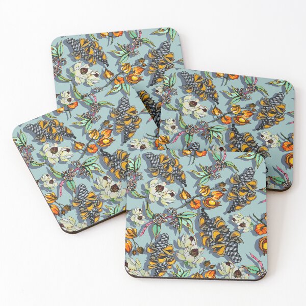 Item preview, Pale green toned Australian bush designed and sold by ariellemorris.