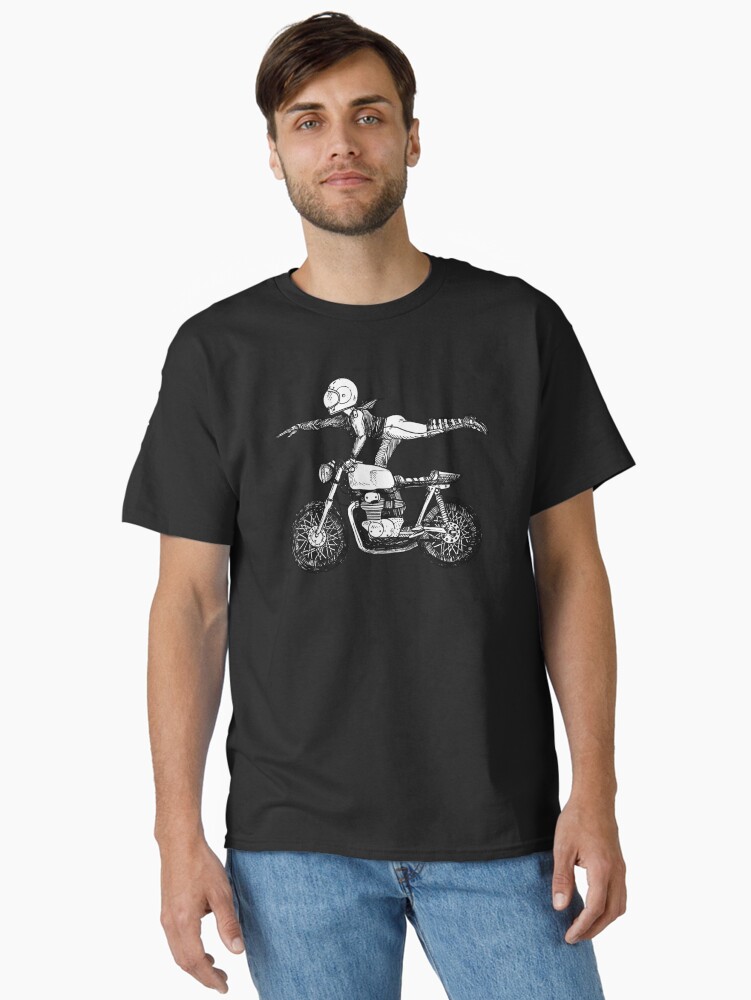 Thumbnail 1 of 7, Classic T-Shirt, Women Who Ride - Superwoman designed and sold by blindthistle.