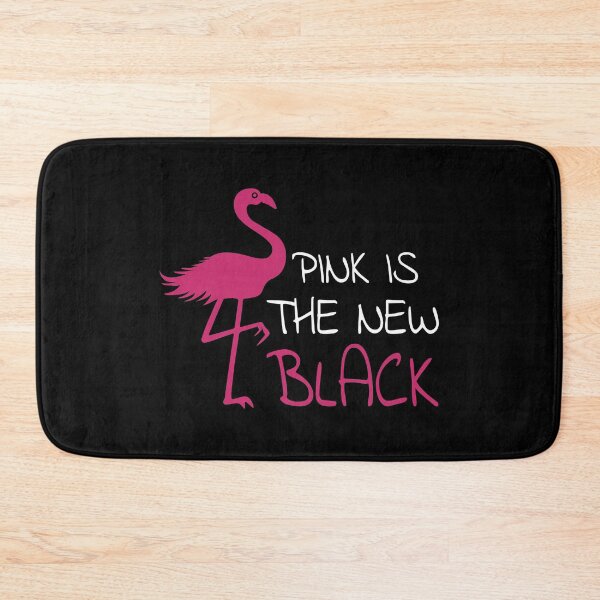 Item preview, Flamingo Shirt Pink Is The New Black Funny Gift Tee designed and sold by haselshirt.