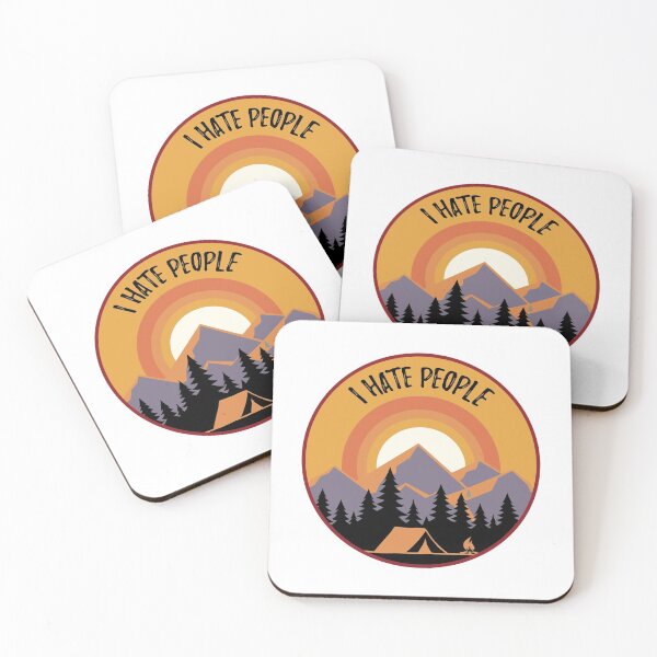 Item preview, Funny Camping Design - I Hate People designed and sold by EstelleStar.