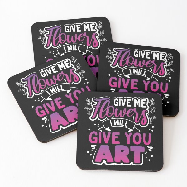 Item preview, Give Me Flowers I Will Make You Art designed and sold by juniperdesign.