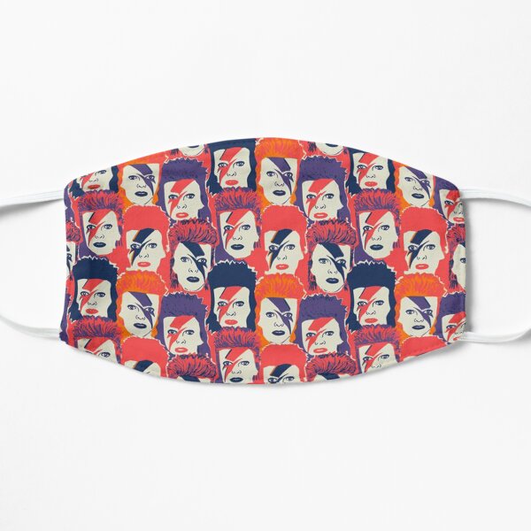 Bowie print Flat Mask