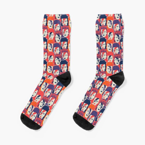 Bowie print Socks