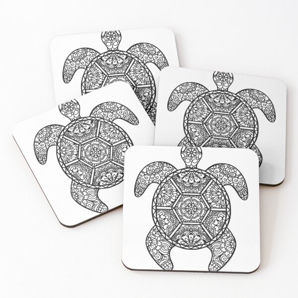 Item preview, Turtle Mandala Style designed and sold by coraleed12321.