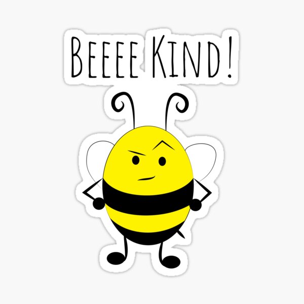 "Beeee Kind" Bee Sticker