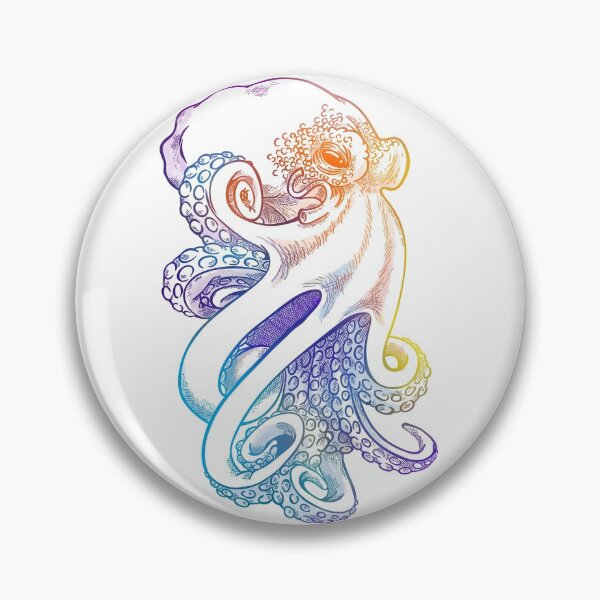 Item preview, Rainbow Octopus designed and sold by Rusembell.