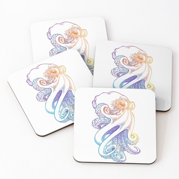 Item preview, Rainbow Octopus designed and sold by Rusembell.