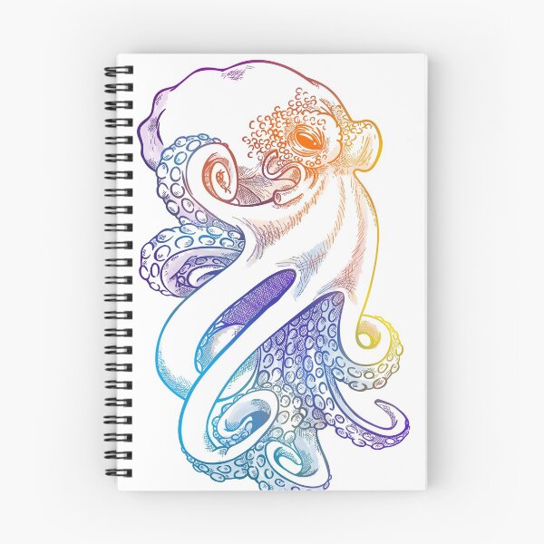 Item preview, Rainbow Octopus designed and sold by Rusembell.