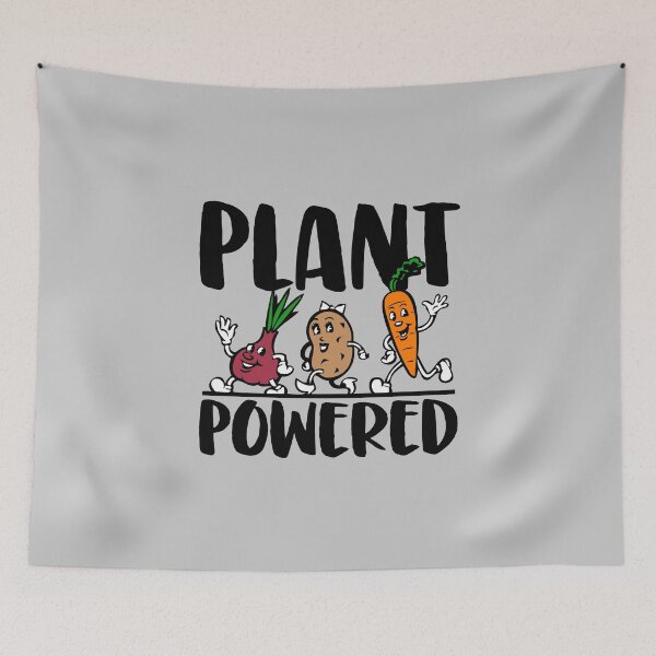 Item preview, Plant Powered Gift For Vegetarian Vegan designed and sold by VintageMashup.