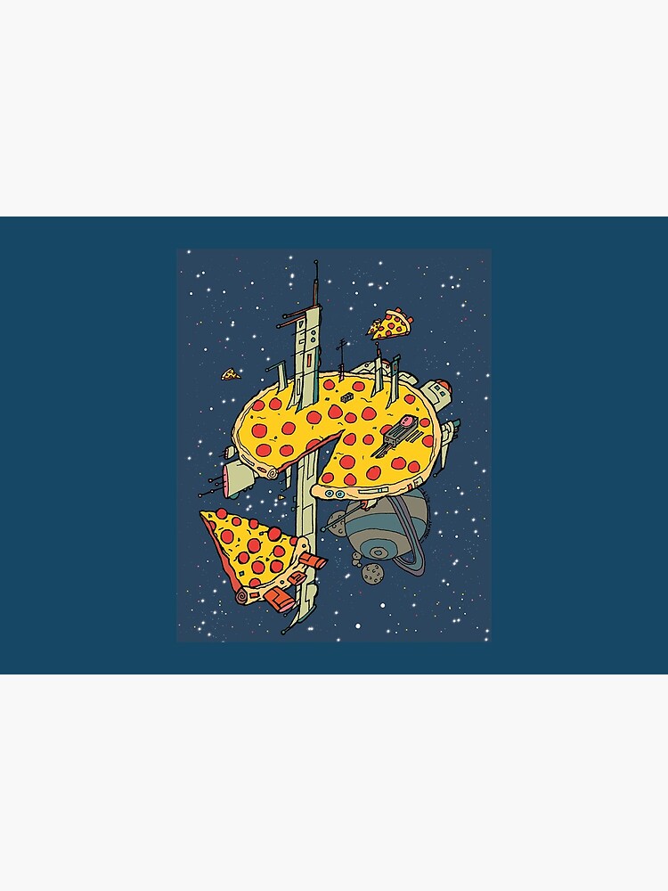 Pizza Space Station by ShinyRedNothing
