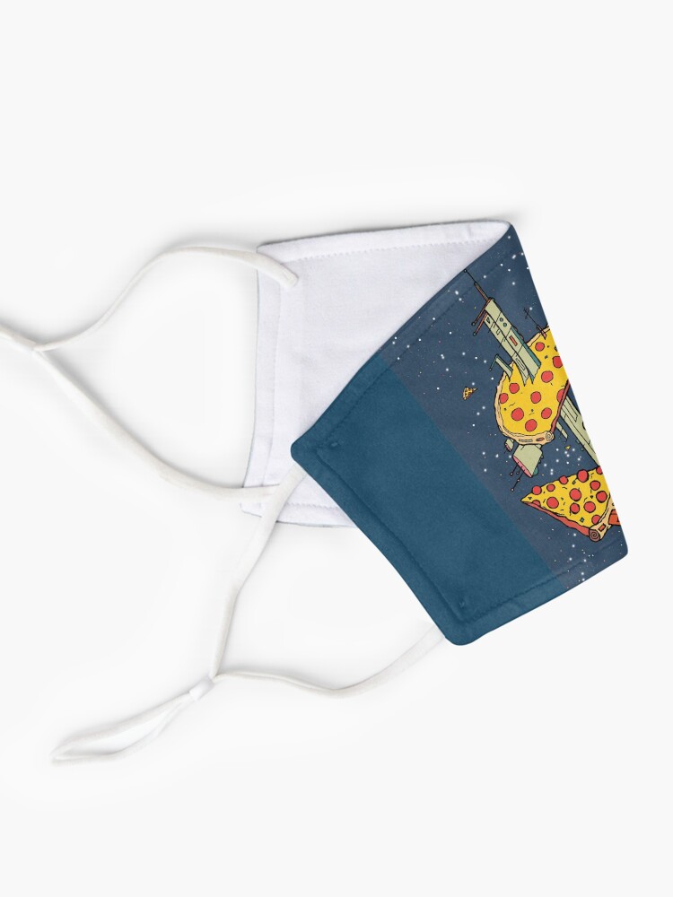 Alternate view of Pizza Space Station Mask
