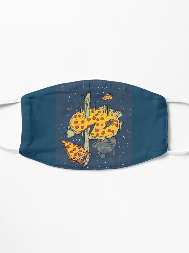 Alternate view of Pizza Space Station Mask