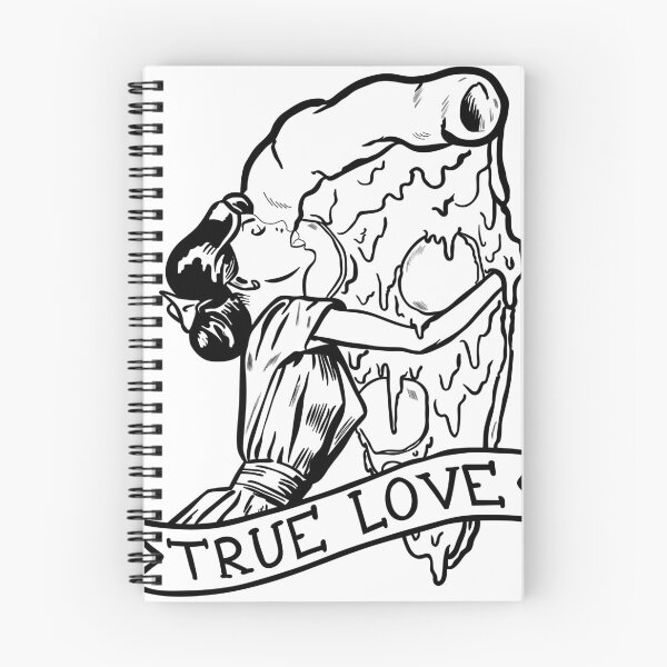 Item preview, Pizza Love BW designed and sold by Rusembell.
