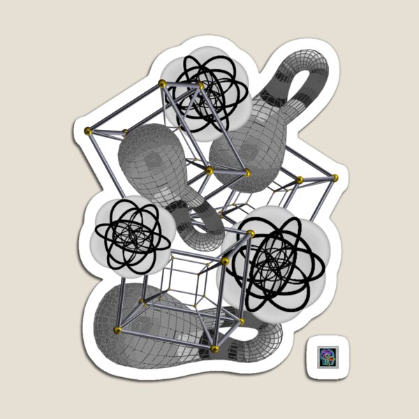"Stereographic Klein Schlegel - GREY"© Magnet