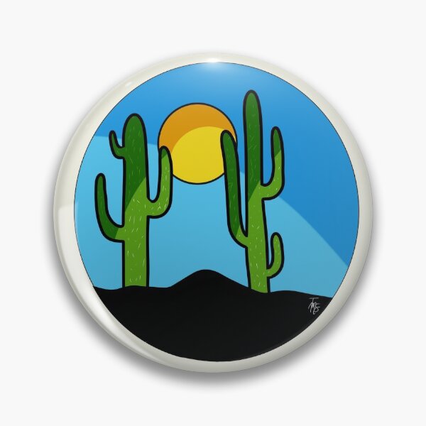 Item preview, minimalist desert cactus designed and sold by Tristen Swinney.