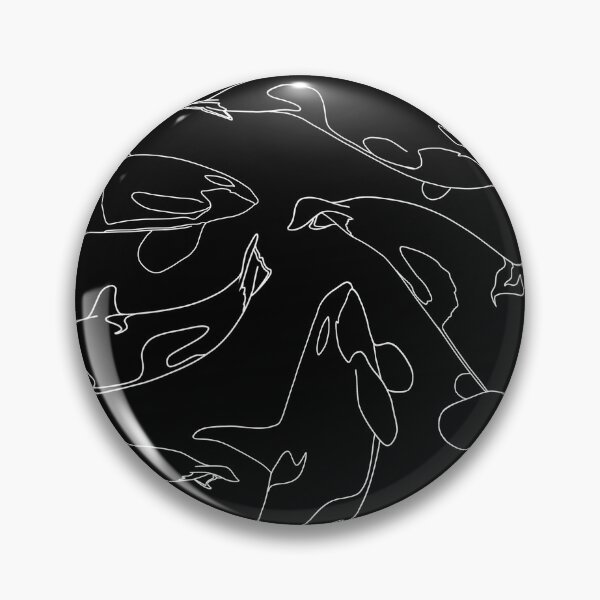Item preview, Killer Whale LineArt Collage, Black designed and sold by Selena Rivera.