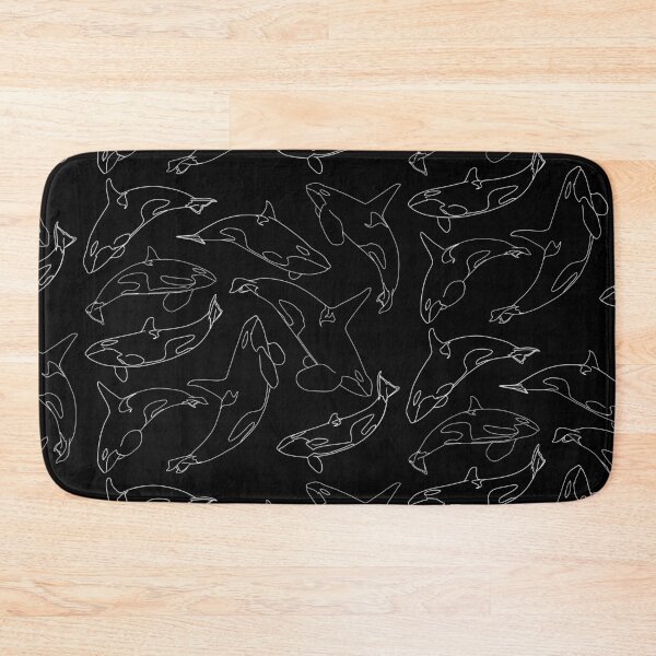 Item preview, Killer Whale LineArt Collage, Black designed and sold by Selena Rivera.