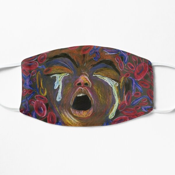 Sickle Cell Pain Awareness - Ten Redefined Flat Mask