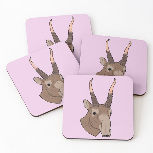 Item preview, Saiga Antelope Head designed and sold by stickerstone.