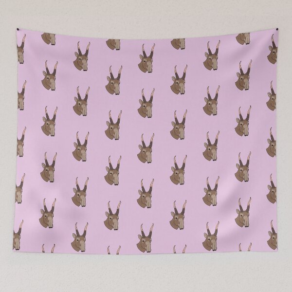 Item preview, Saiga Antelope Head designed and sold by stickerstone.