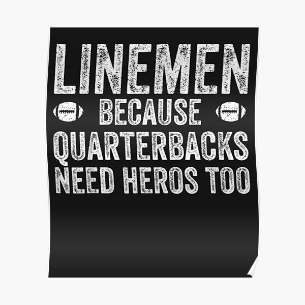 Lineman Posters Redbubble