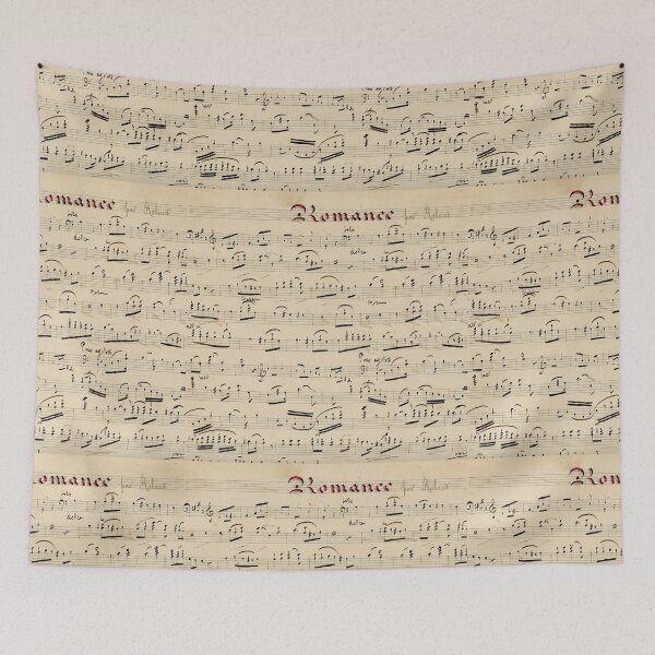 Item preview, Vintage Retro Handwritten Music Pattern  designed and sold by digitalvintage.