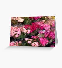 Paris Peonies Greeting Card