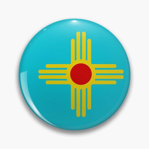 Item preview, New Mexico Flag - Turquoise designed and sold by IOBurque.